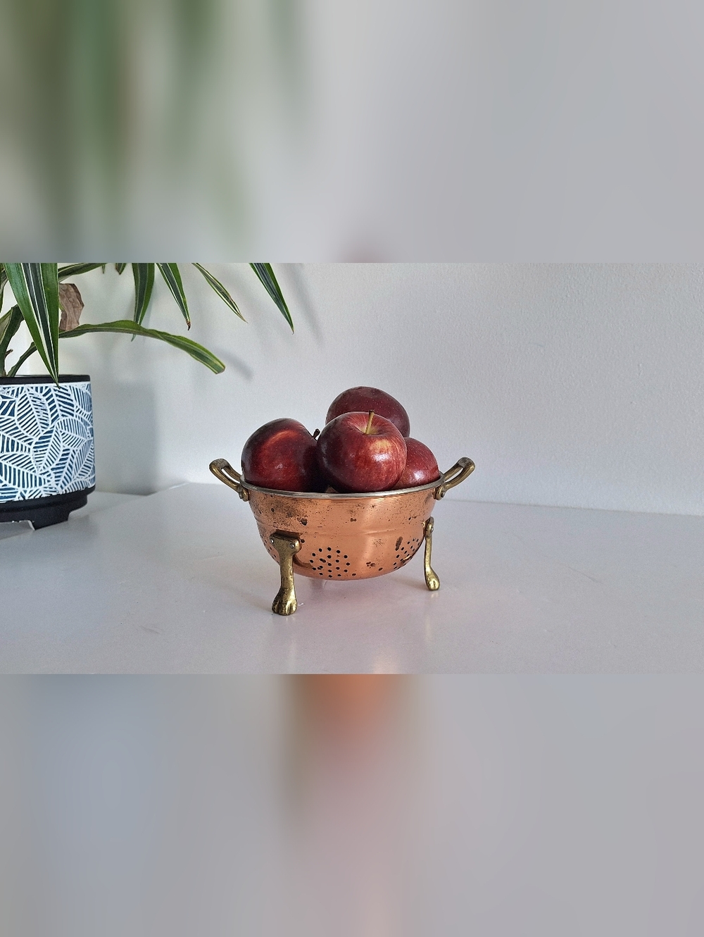 Small copper colander - Picture 13 of 14